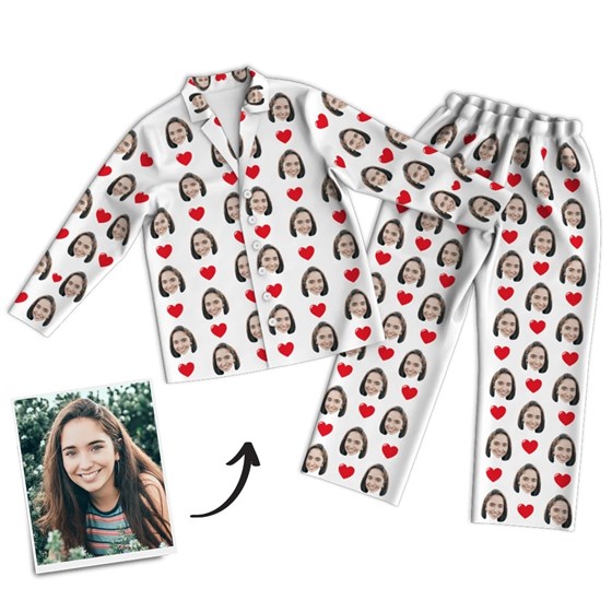 custom pajamas: Upload Your Face On Pajamas and T-shirt
